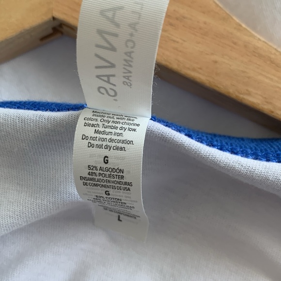 NWOT Dear Evan Hansen Broadway touring raglan baseball style tee size L - Picture 4 of 4